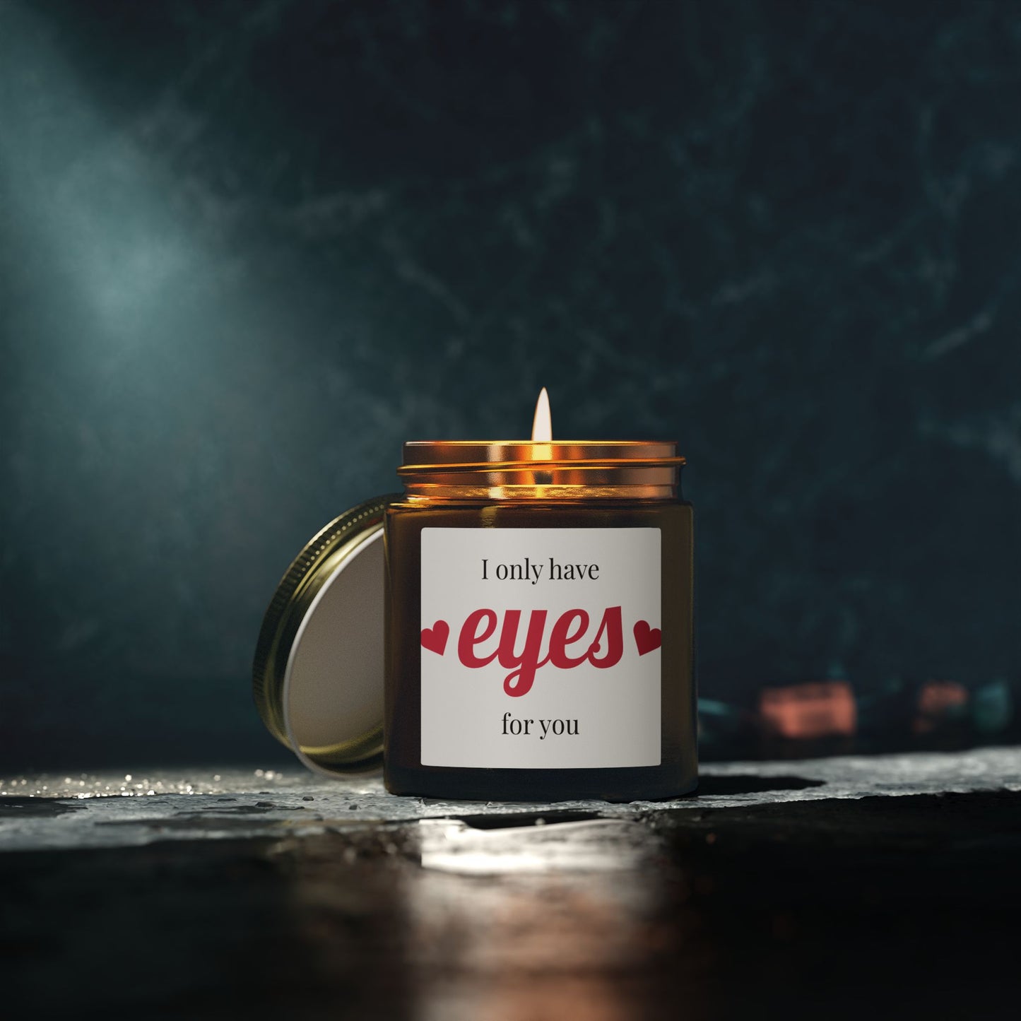 Scented Candle — Coconut Apricot Wax “I Only Have Eyes For You” (4oz & 9oz)