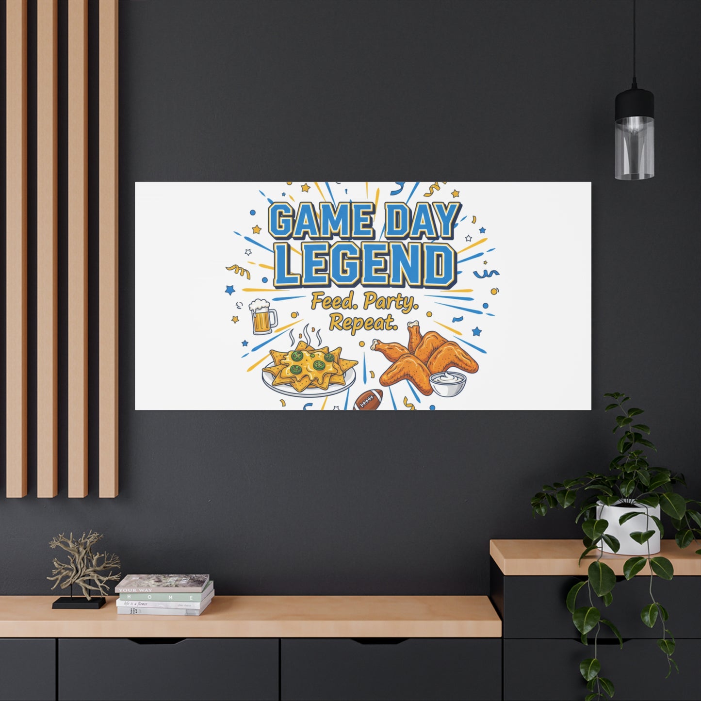 Game Day Legend Canvas | Super Bowl Party, Game Day Humor