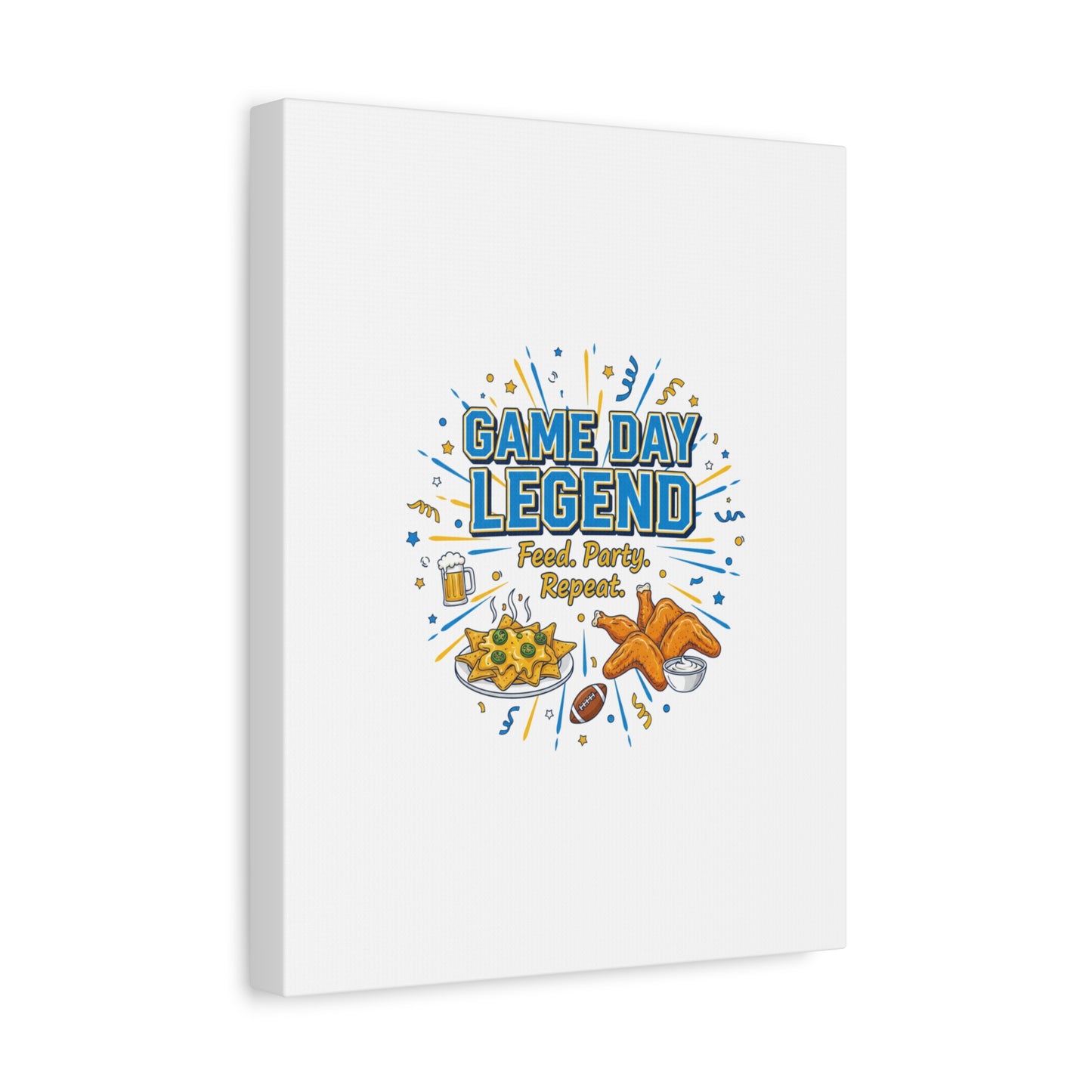 Game Day Legend Canvas | Super Bowl Party, Game Day Humor