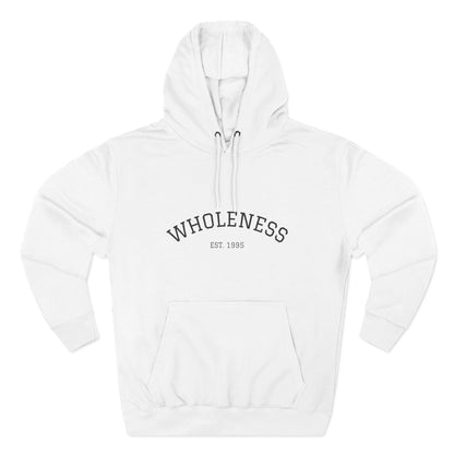 Wholeness Hoodie — Minimal Arch Logo Fleece Pullover