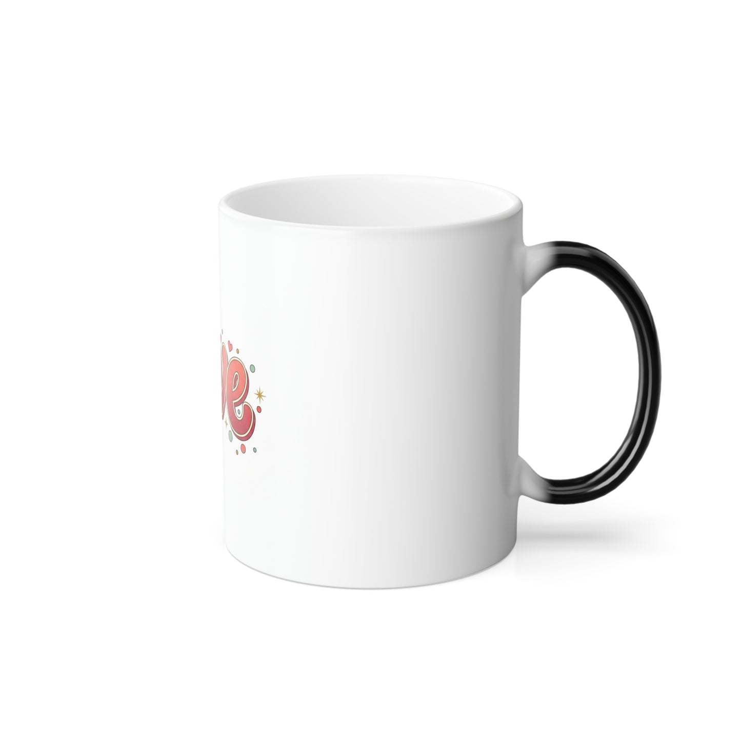 Color-Changing Love Mug — 11oz Magic Heat Reveal Coffee Cup