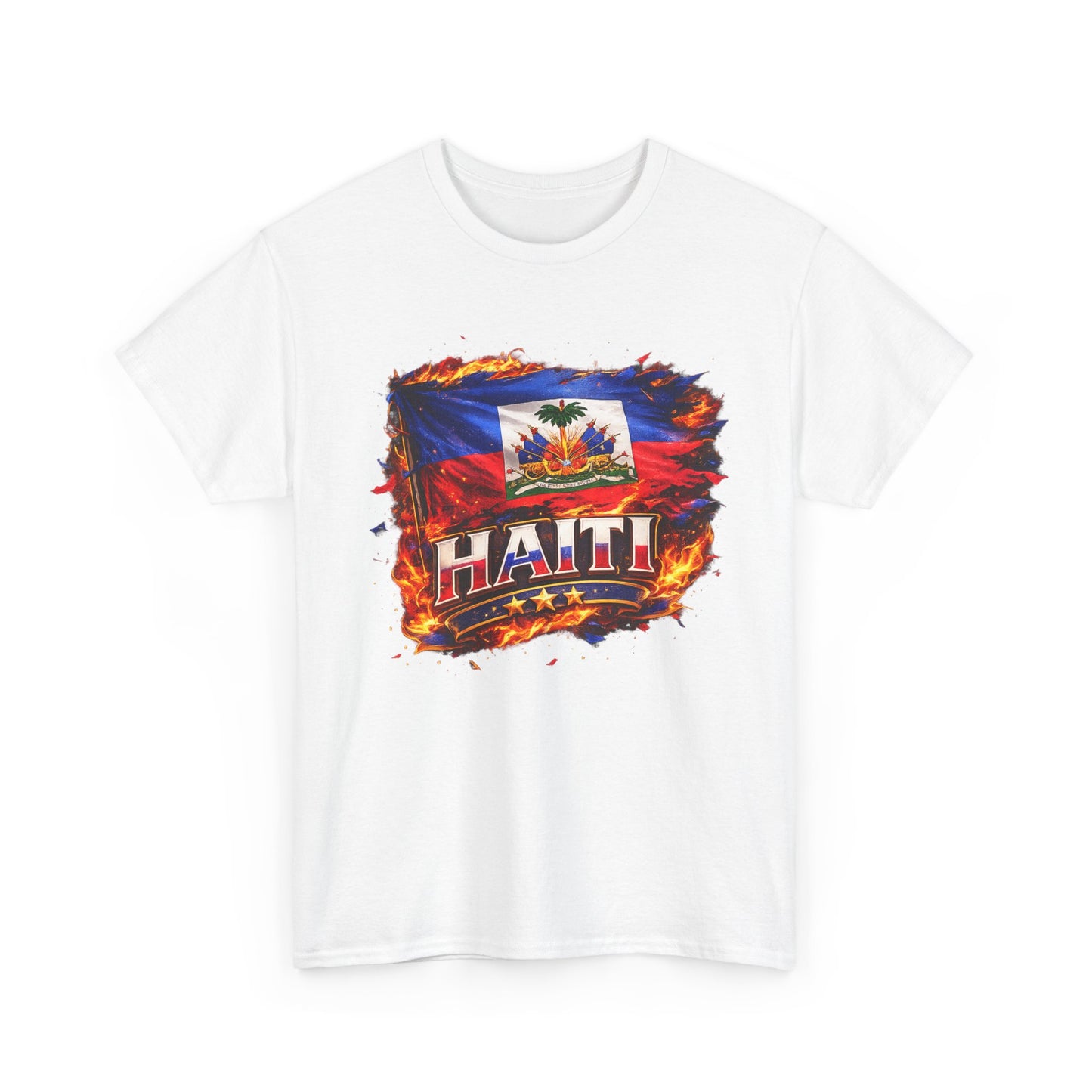 Haiti Flag T-Shirt – Vintage Grunge Haiti Pride Tee