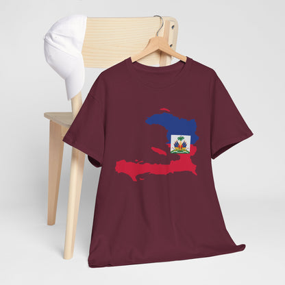Haiti Map Flag T-Shirt — Haitian Pride Tee