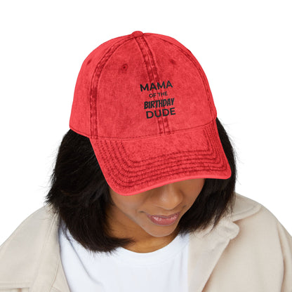 Vintage Embroidered Cap - Perfect Gift for Moms, Birthday Celebrations, Casual Wear, Vintage Style, Hat for Moms