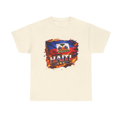 Haiti Flag T-Shirt – Vintage Grunge Haiti Pride Tee