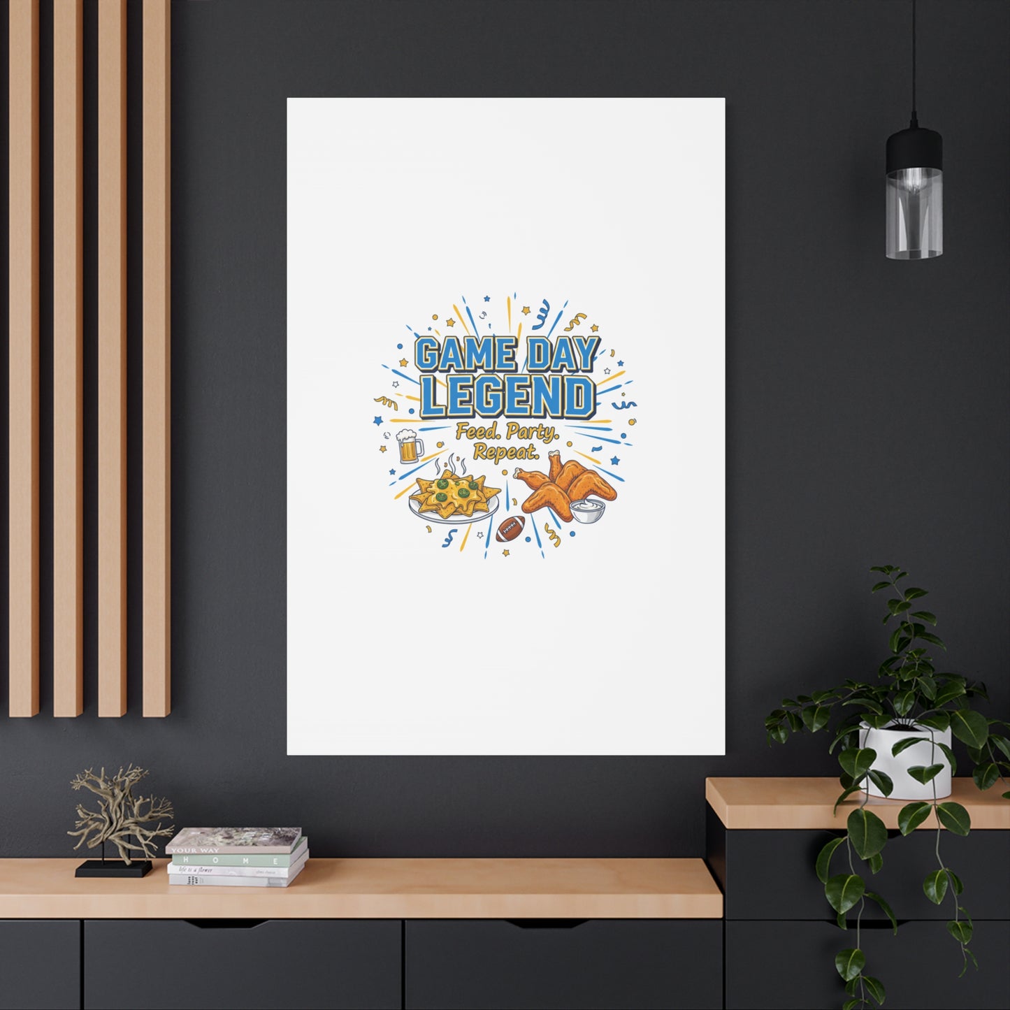 Game Day Legend Canvas | Super Bowl Party, Game Day Humor