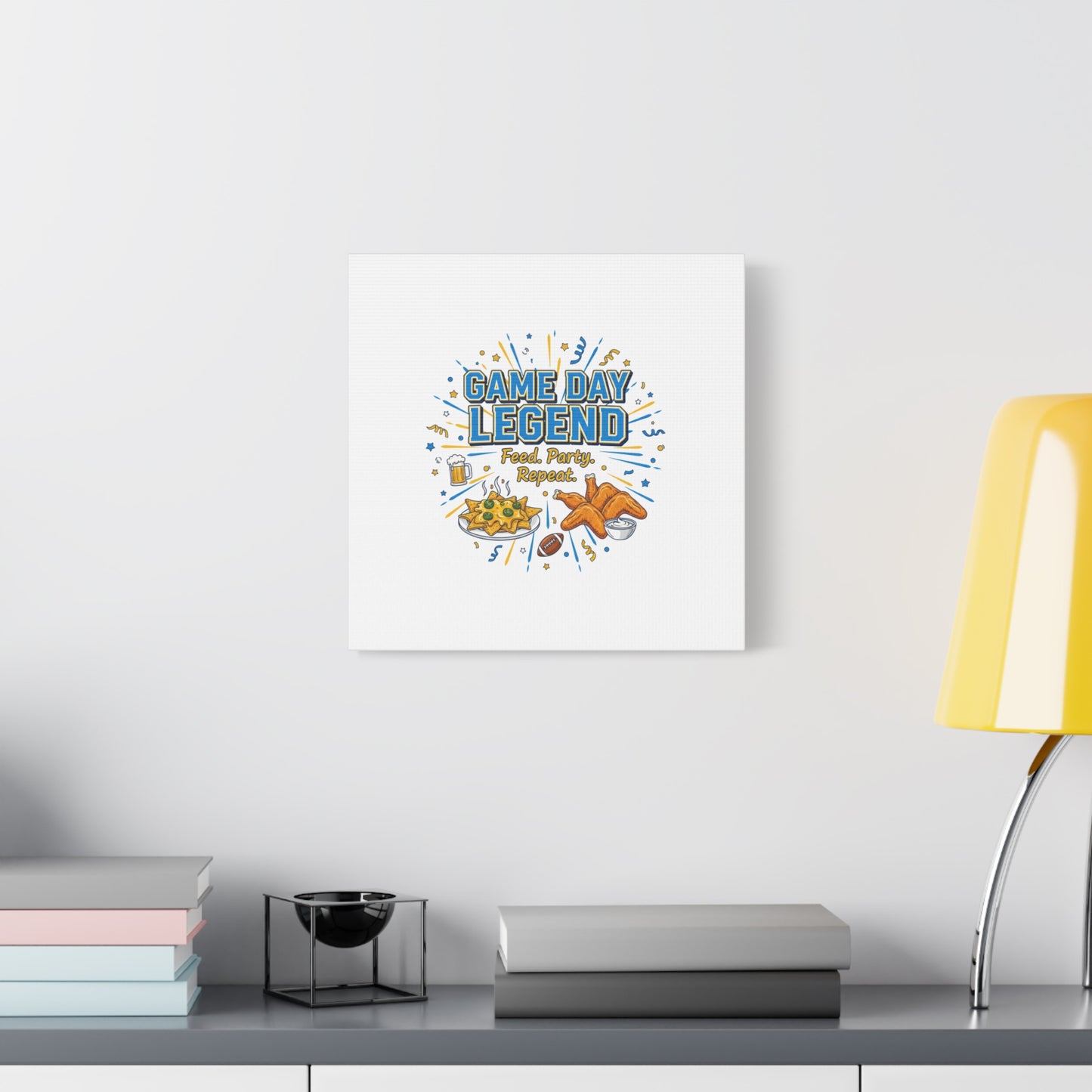 Game Day Legend Canvas | Super Bowl Party, Game Day Humor