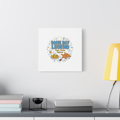 Game Day Legend Canvas | Super Bowl Party, Game Day Humor
