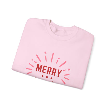 Merry Christmas Vibes Crewneck Sweatshirt | Cozy Holiday Wear, Unisex Winter Apparel, Christmas Gifts, Seasonal Fashion, Festive Sweatshirt