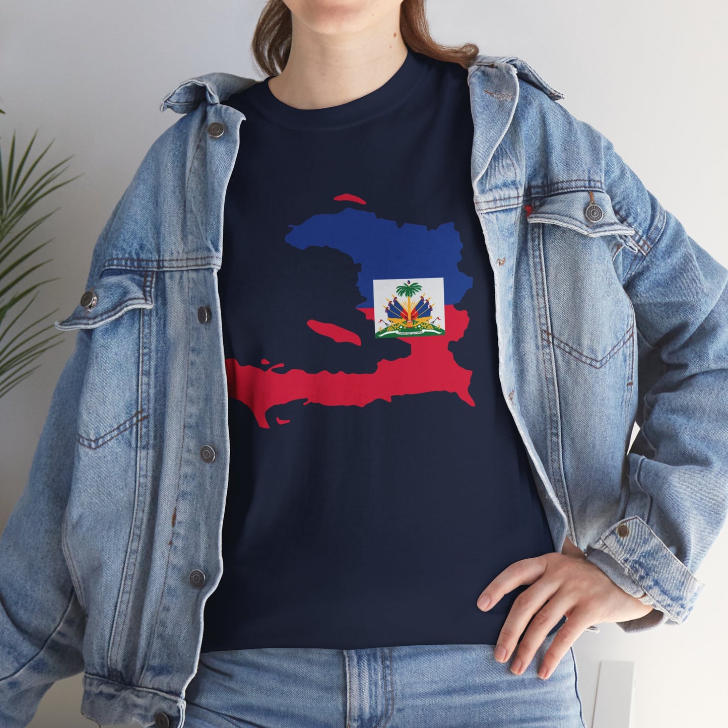 Haiti Map Flag T-Shirt — Haitian Pride Tee