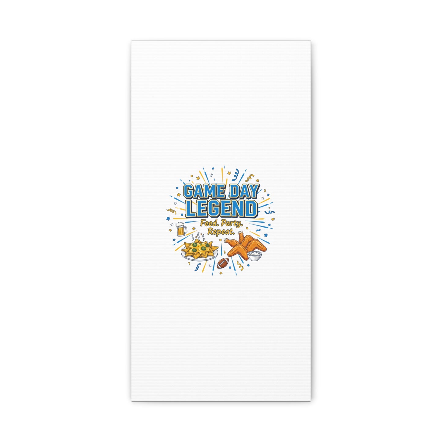 Game Day Legend Canvas | Super Bowl Party, Game Day Humor