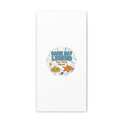 Game Day Legend Canvas | Super Bowl Party, Game Day Humor
