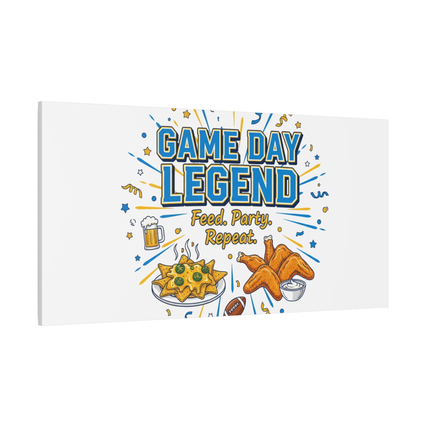 Game Day Legend Canvas | Super Bowl Party, Game Day Humor