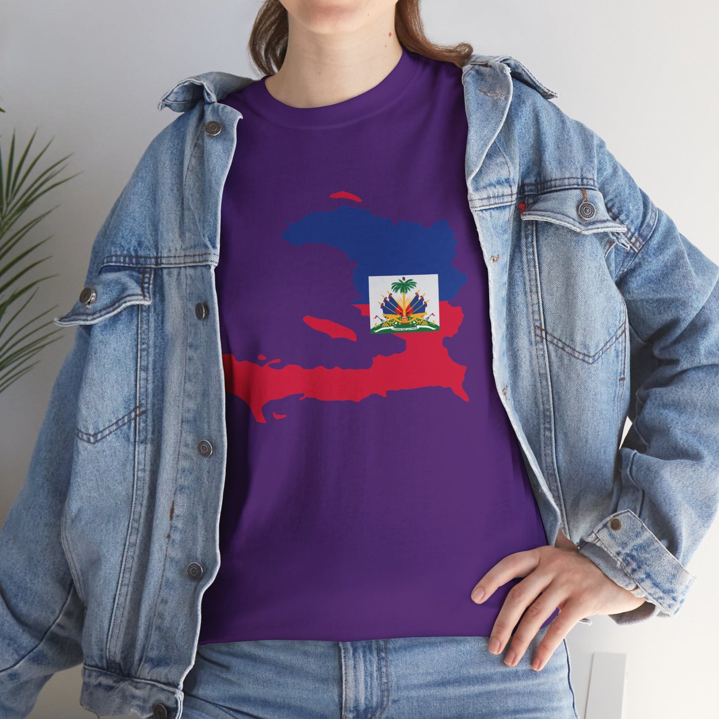 Haiti Map Flag T-Shirt — Haitian Pride Tee