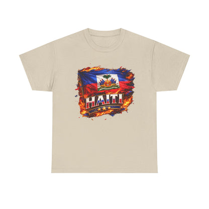 Haiti Flag T-Shirt – Vintage Grunge Haiti Pride Tee