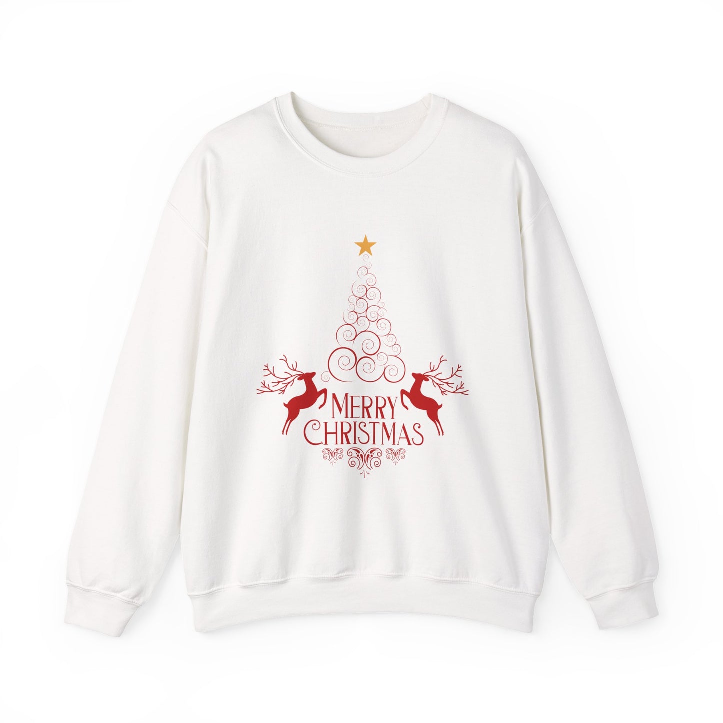 Christmas Crewneck Sweatshirt, Cozy Holiday Sweater, Merry Christmas Gift, Unisex Winter Apparel, Festive Sweatshirt