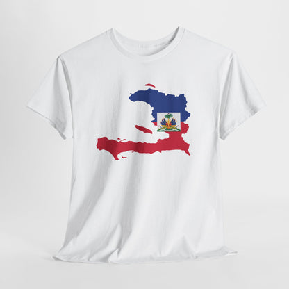 Haiti Map Flag T-Shirt — Haitian Pride Tee