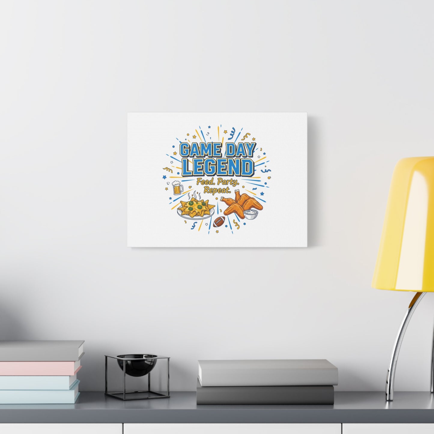 Game Day Legend Canvas | Super Bowl Party, Game Day Humor