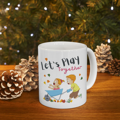 Autumn Adventure Ceramic Mug - Perfect for Cozy Moments, Family Gatherings, Fall Decor, Warm Beverages, Gifts for Moms