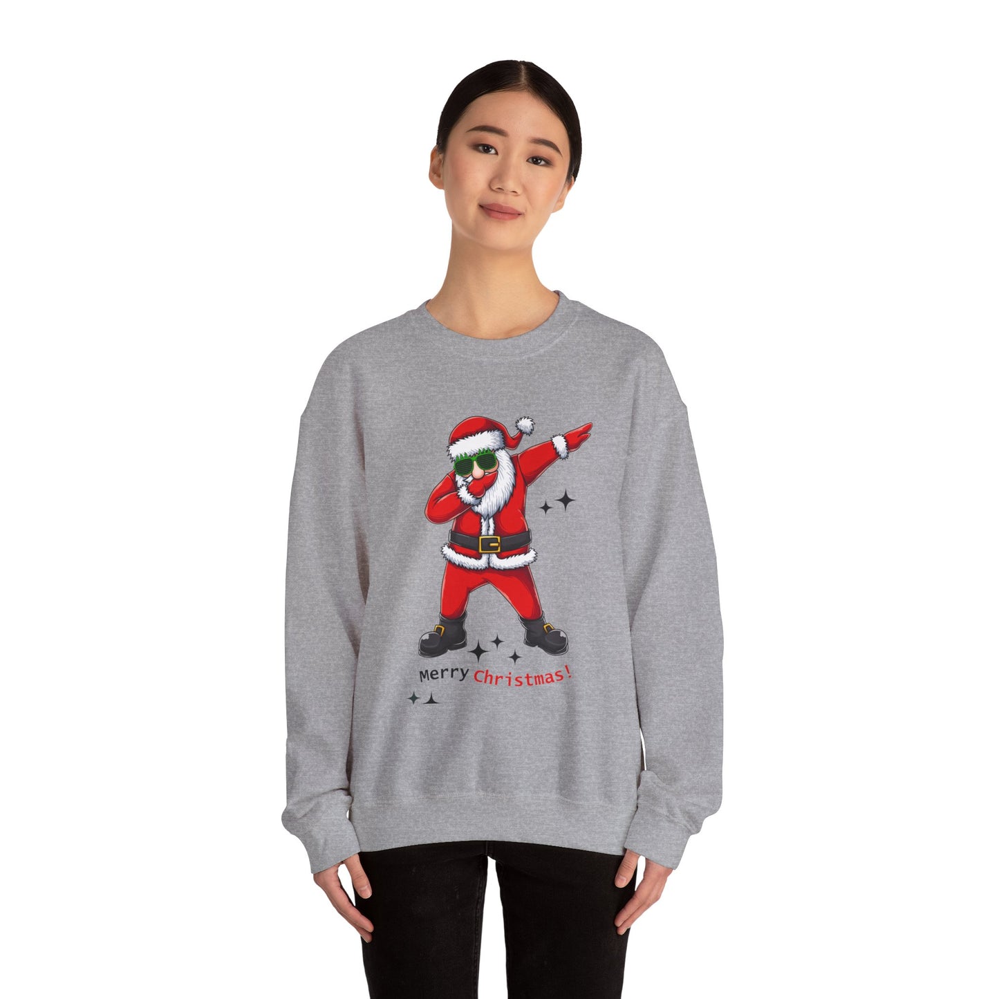Festive Santa Dab Sweatshirt | Merry Christmas Gift, Holiday Apparel, Unisex Crewneck, Cozy Sweater, Christmas Sweatshirt