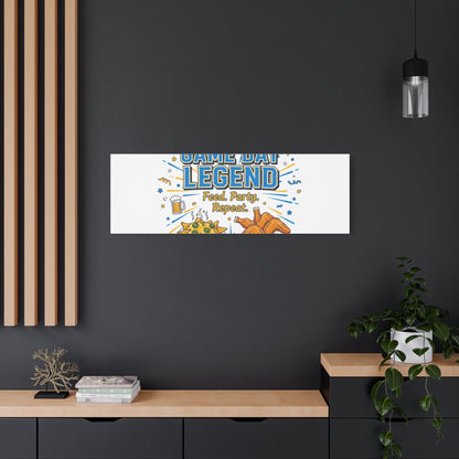 Game Day Legend Canvas | Super Bowl Party, Game Day Humor