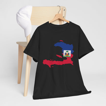 Haiti Map Flag T-Shirt — Haitian Pride Tee