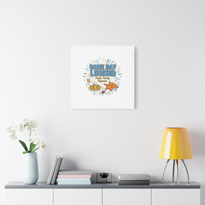 Game Day Legend Canvas | Super Bowl Party, Game Day Humor