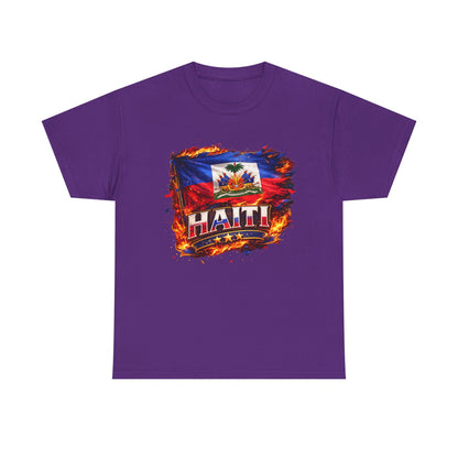 Haiti Flag T-Shirt – Vintage Grunge Haiti Pride Tee