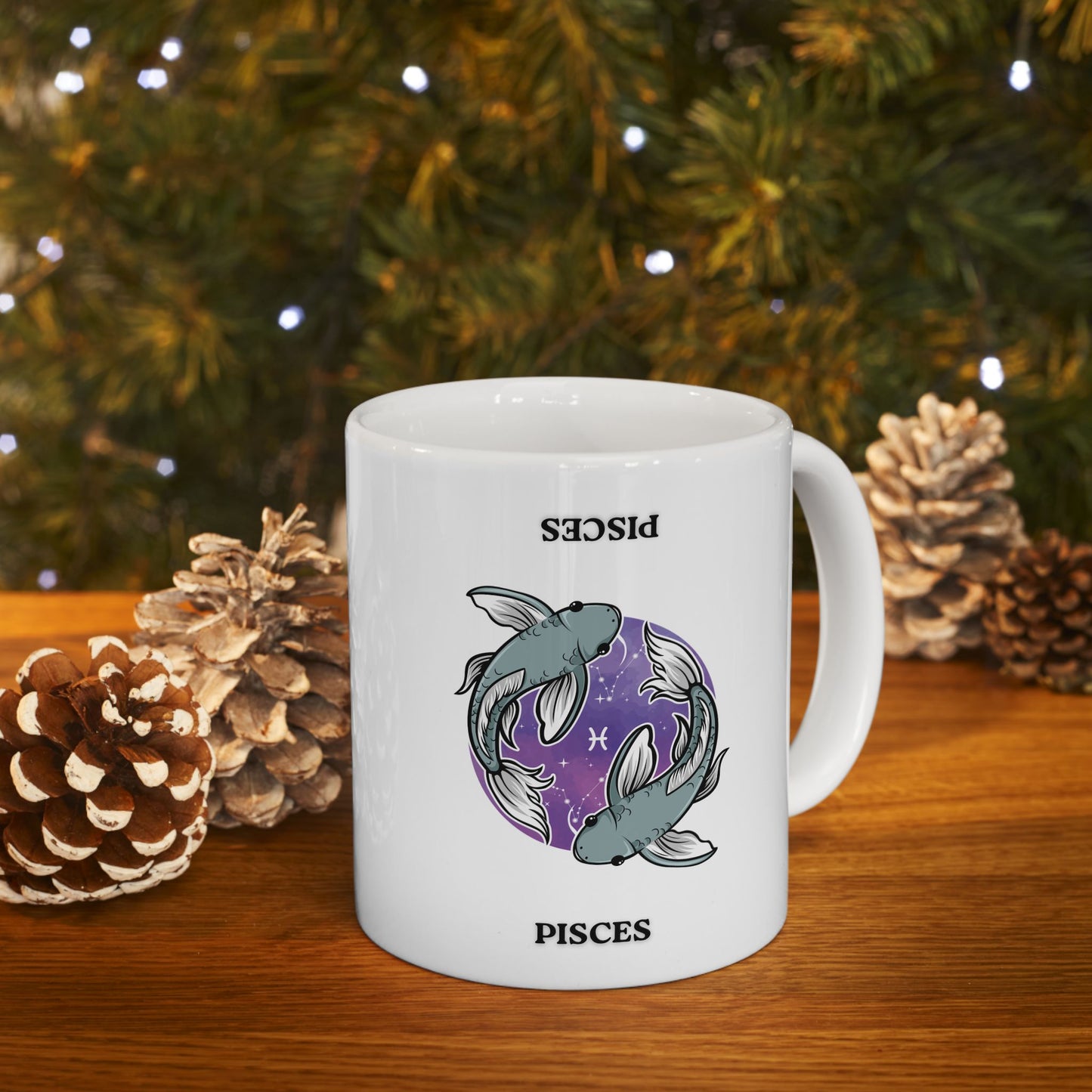 Artistic Ocean-Themed Ceramic Mug, Unique Gift for Sea Lovers, Nautical Decor, Whale Design, Beach Vibes