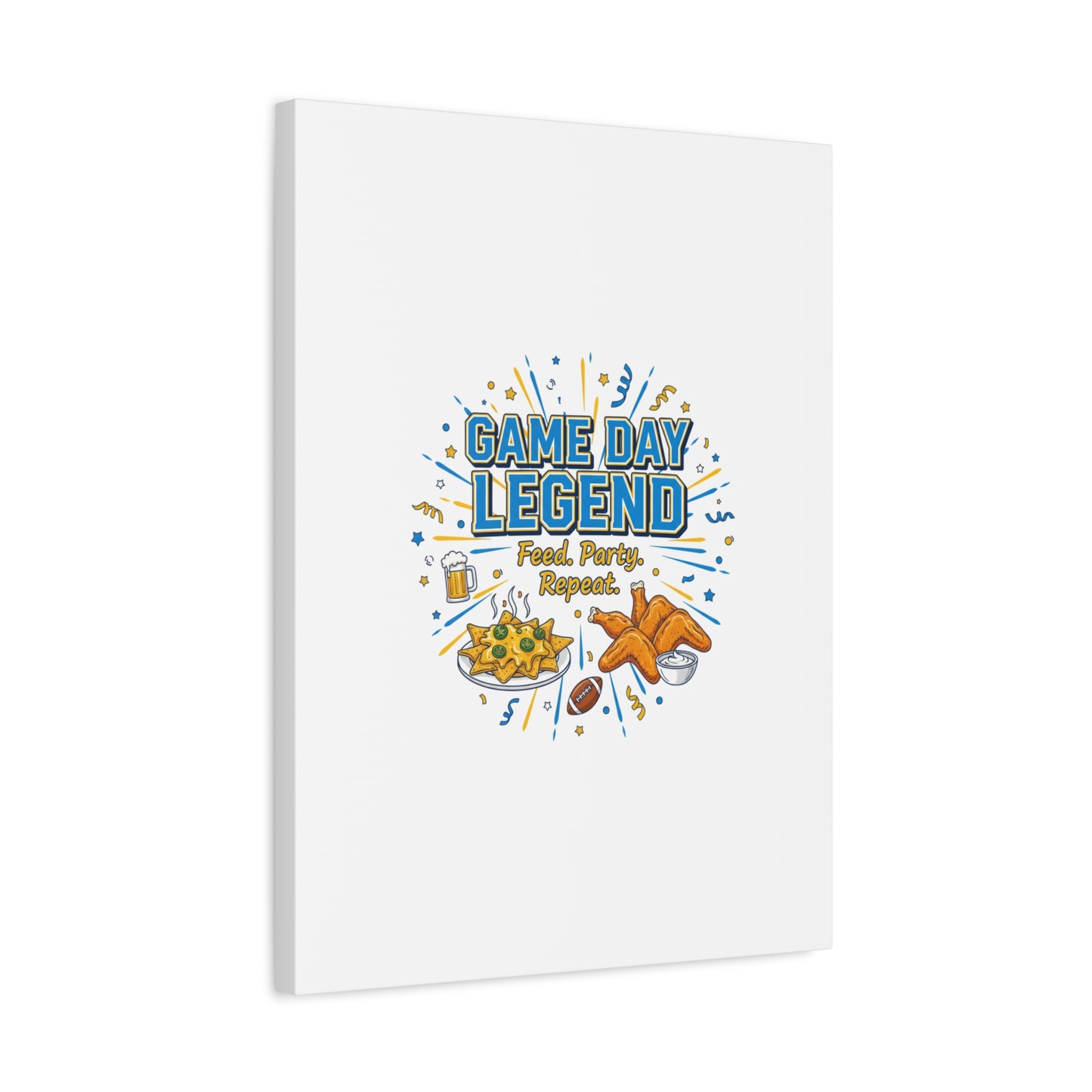Game Day Legend Canvas | Super Bowl Party, Game Day Humor