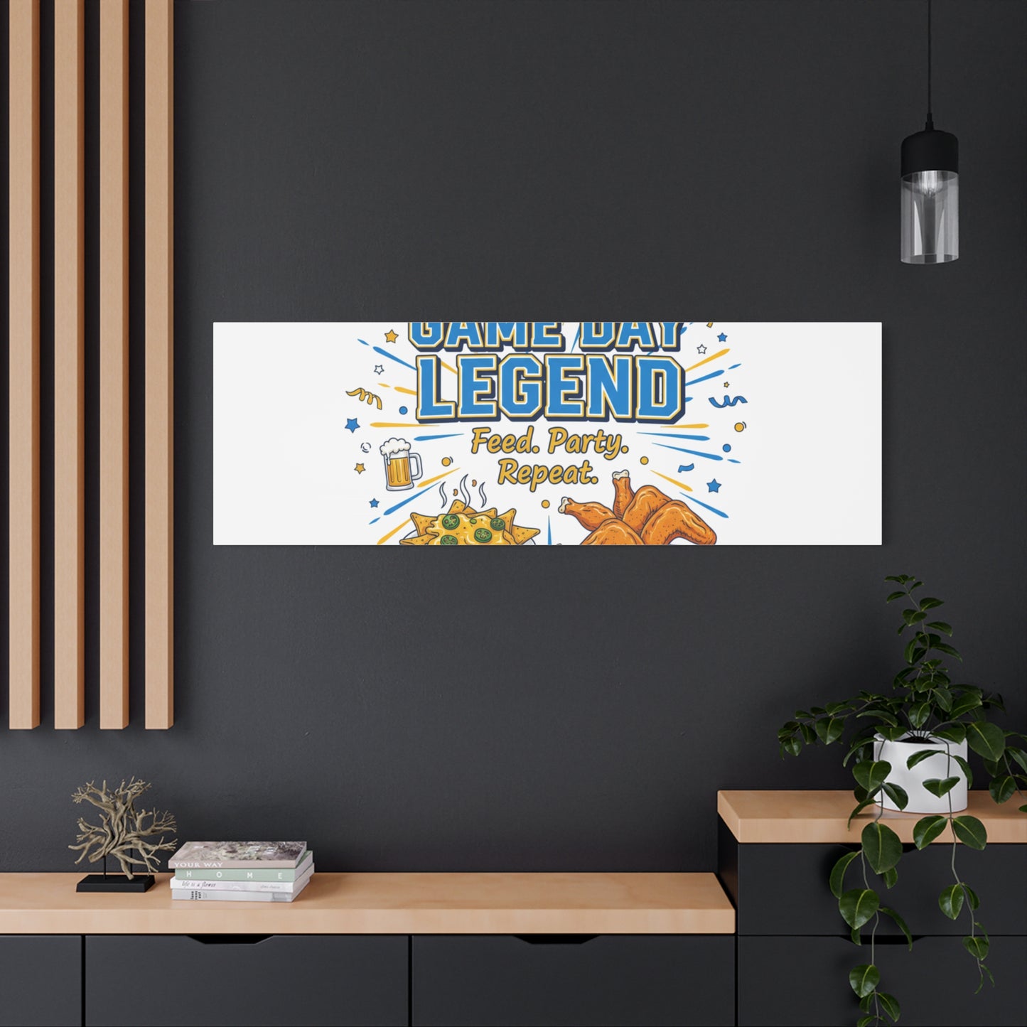 Game Day Legend Canvas | Super Bowl Party, Game Day Humor