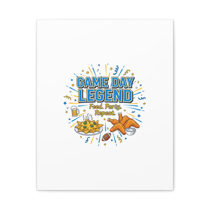 Game Day Legend Canvas | Super Bowl Party, Game Day Humor
