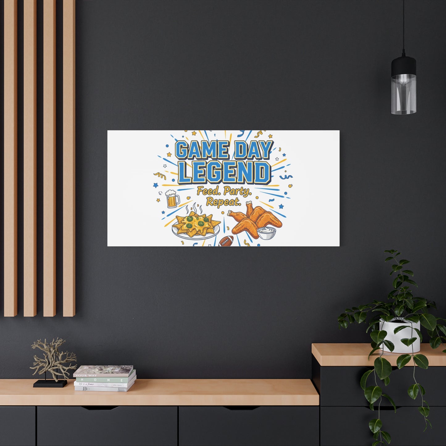 Game Day Legend Canvas | Super Bowl Party, Game Day Humor