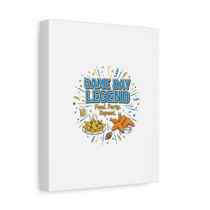 Game Day Legend Canvas | Super Bowl Party, Game Day Humor