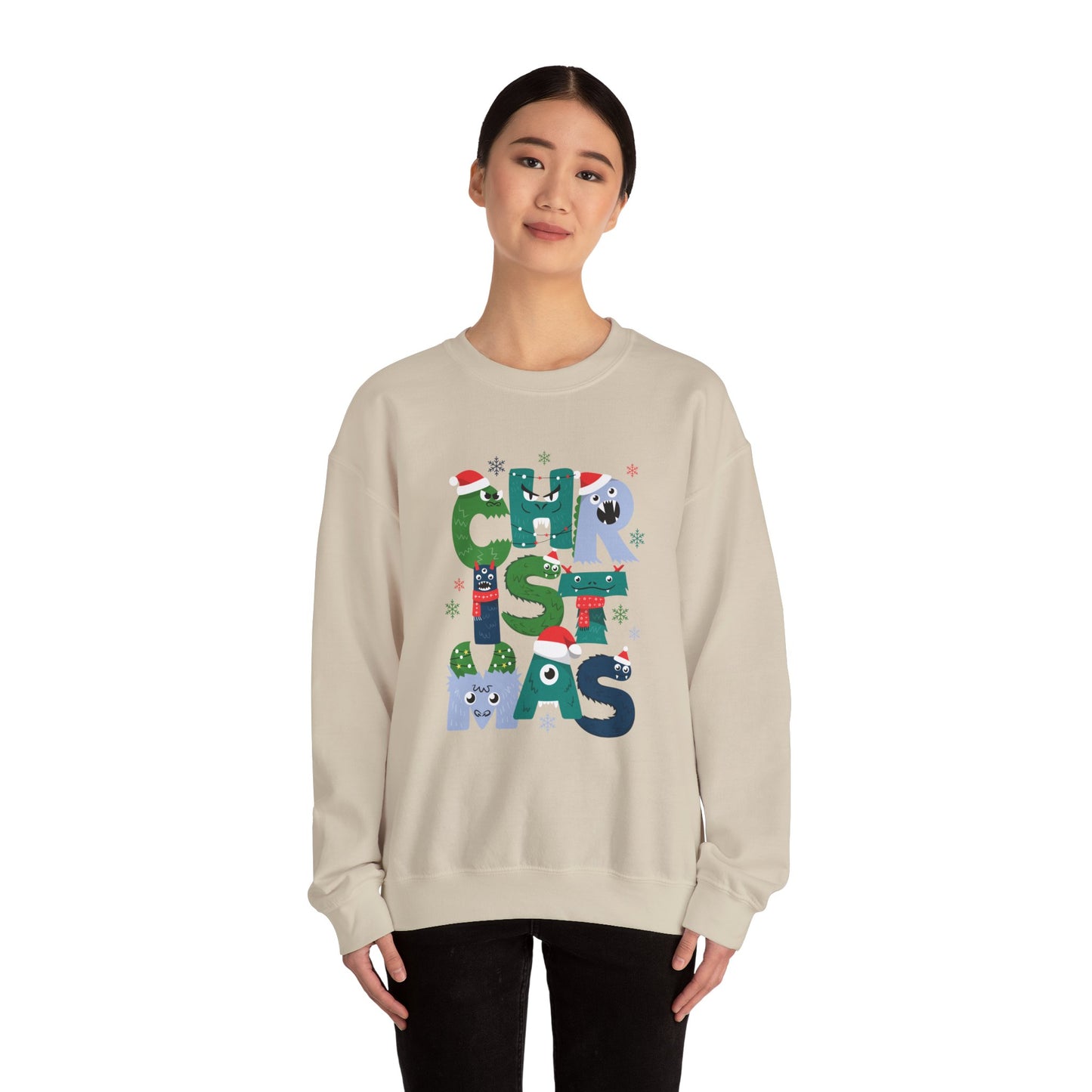 Christmas Cheer Unisex Sweatshirt, Cozy Holiday Crewneck, Festive Gift for Her/Him, Winter Apparel, Xmas Sweater