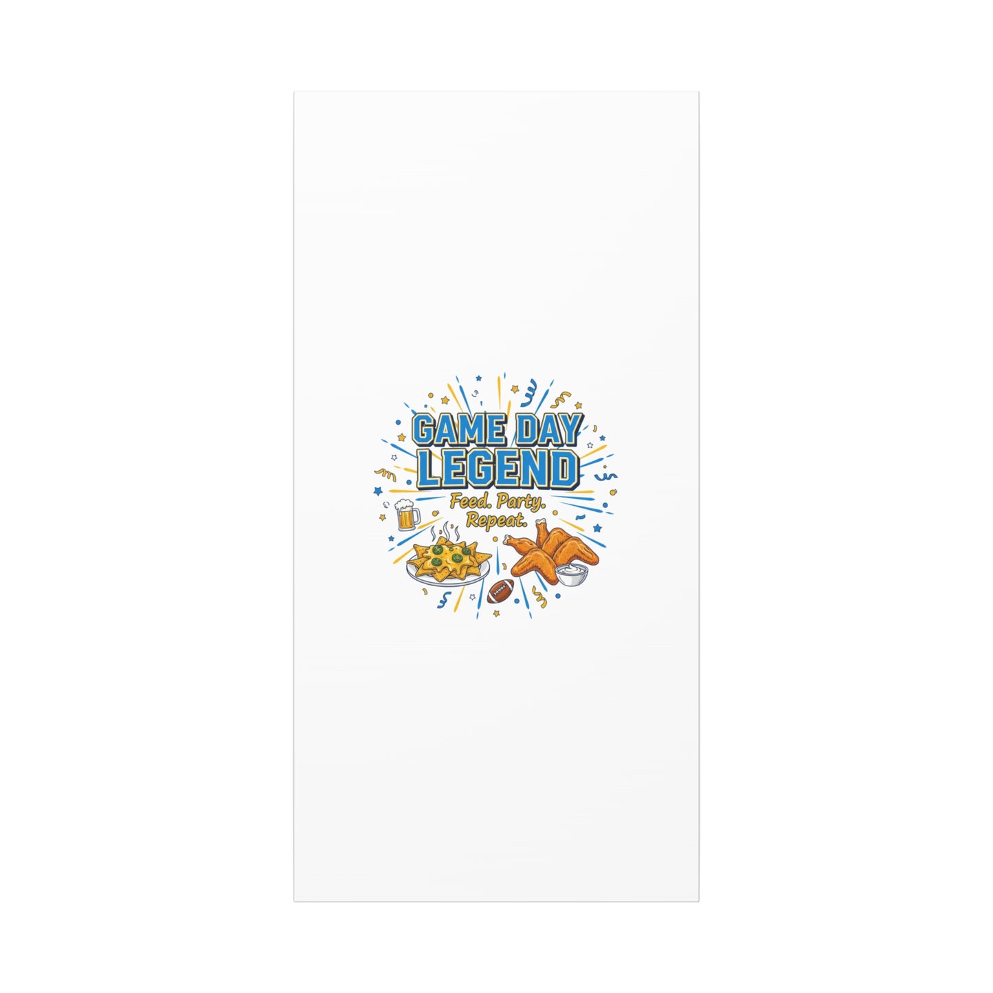 Game Day Legend Canvas | Super Bowl Party, Game Day Humor