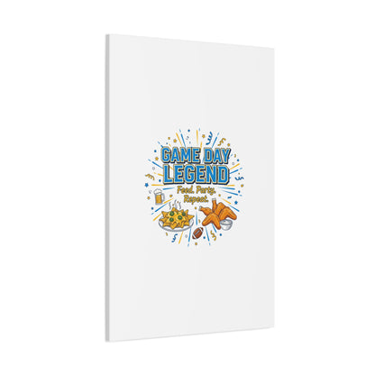 Game Day Legend Canvas | Super Bowl Party, Game Day Humor