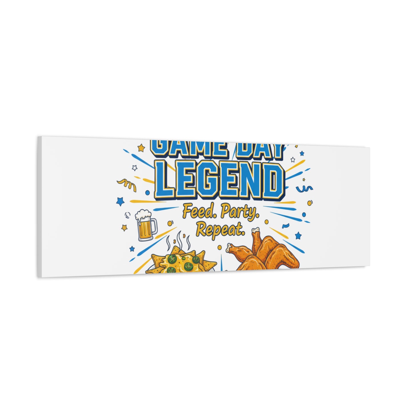 Game Day Legend Canvas | Super Bowl Party, Game Day Humor