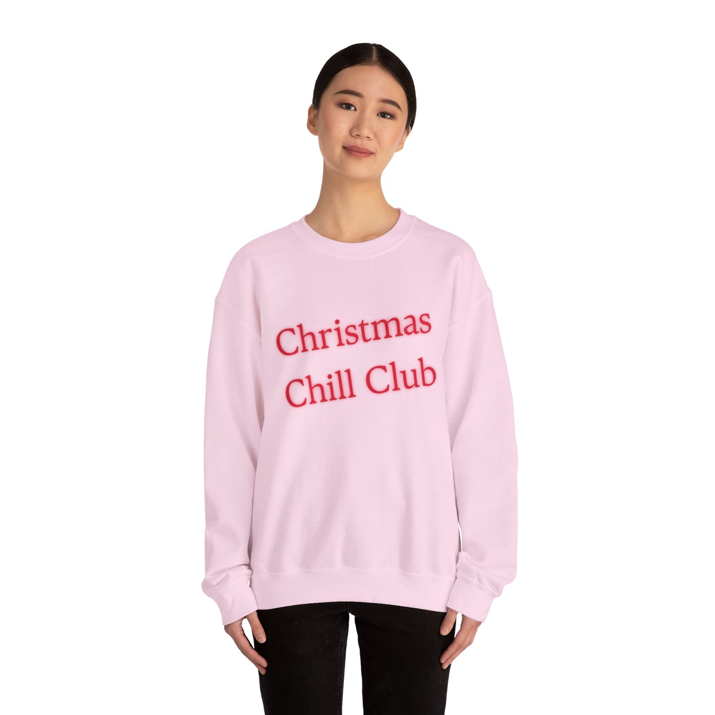 Christmas Chill Club Sweatshirt - Cozy Holiday Apparel, Unisex Crewneck, Christmas Gift, Winter Sweater, Casual Lounge Wear