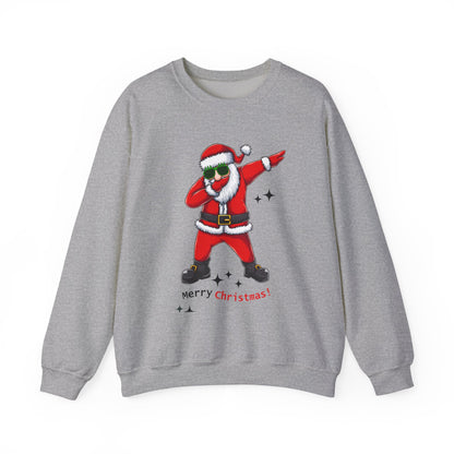 Festive Santa Dab Sweatshirt | Merry Christmas Gift, Holiday Apparel, Unisex Crewneck, Cozy Sweater, Christmas Sweatshirt