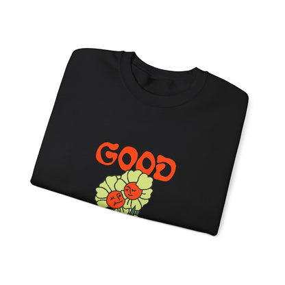 Good Vibes Floral Crewneck Sweatshirt