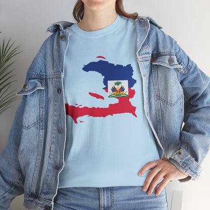 Haiti Map Flag T-Shirt — Haitian Pride Tee