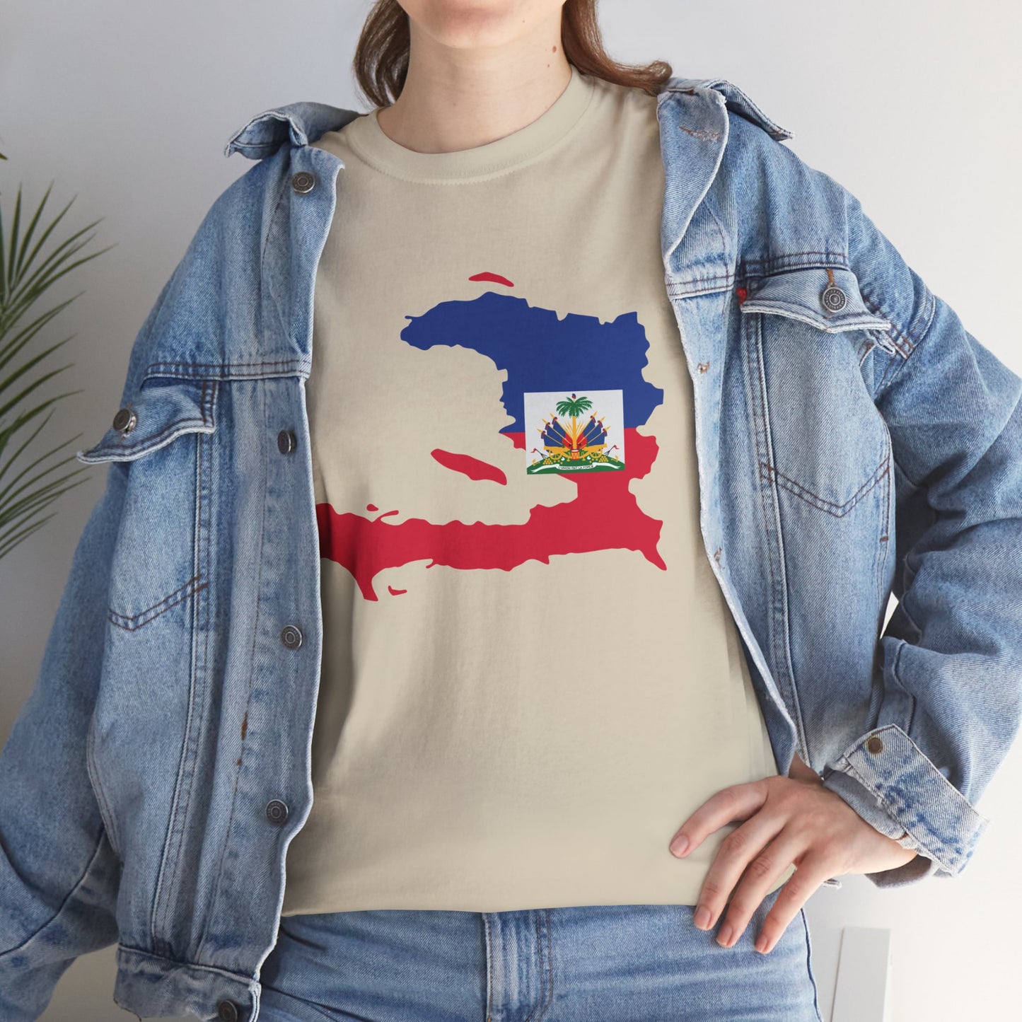 Haiti Map Flag T-Shirt — Haitian Pride Tee