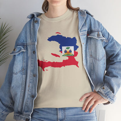 Haiti Map Flag T-Shirt — Haitian Pride Tee
