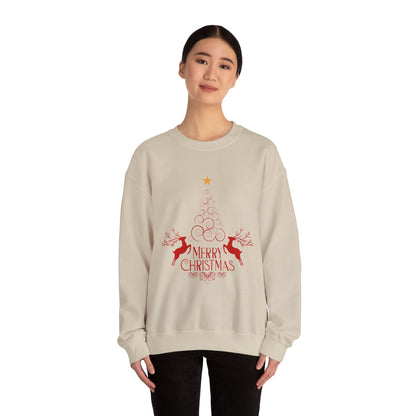 Christmas Crewneck Sweatshirt, Cozy Holiday Sweater, Merry Christmas Gift, Unisex Winter Apparel, Festive Sweatshirt