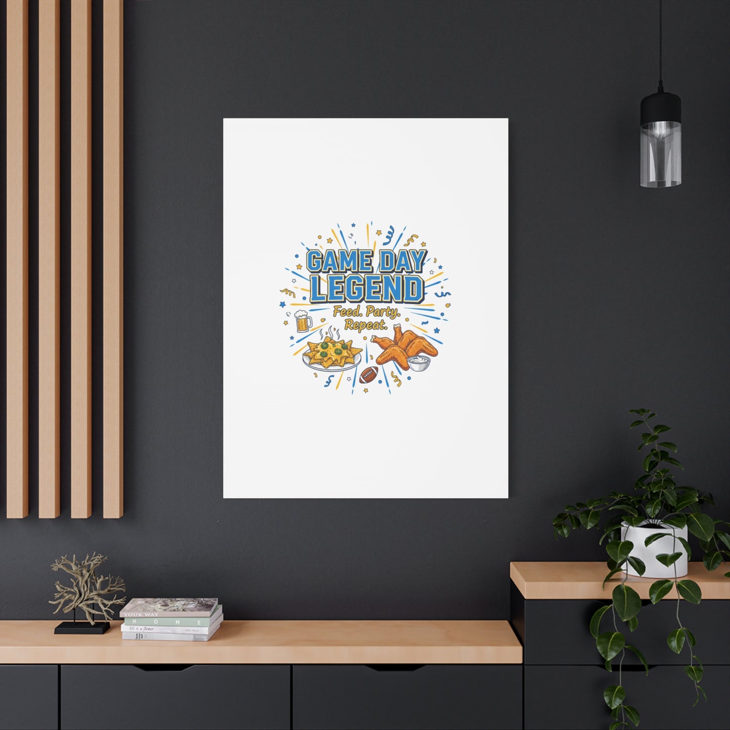 Game Day Legend Canvas | Super Bowl Party, Game Day Humor