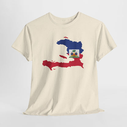 Haiti Map Flag T-Shirt — Haitian Pride Tee