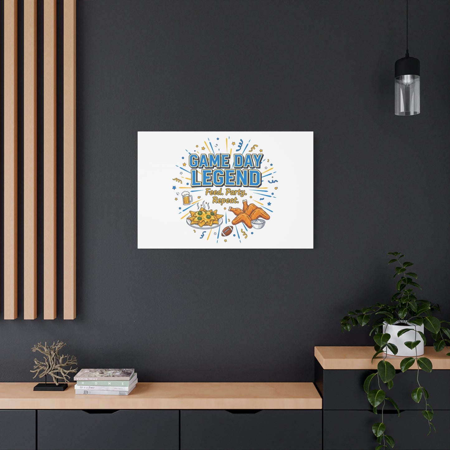 Game Day Legend Canvas | Super Bowl Party, Game Day Humor