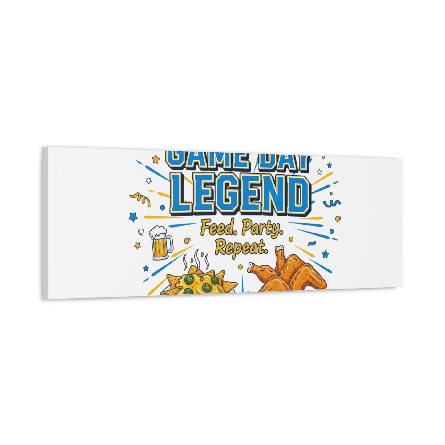 Game Day Legend Canvas | Super Bowl Party, Game Day Humor