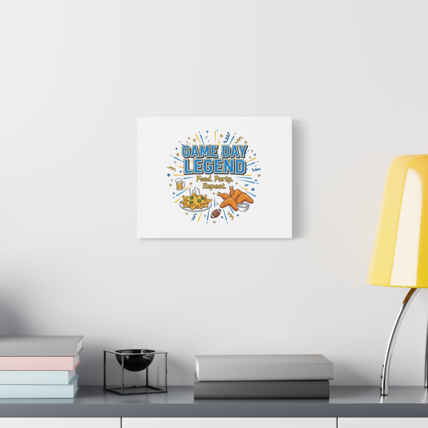 Game Day Legend Canvas | Super Bowl Party, Game Day Humor